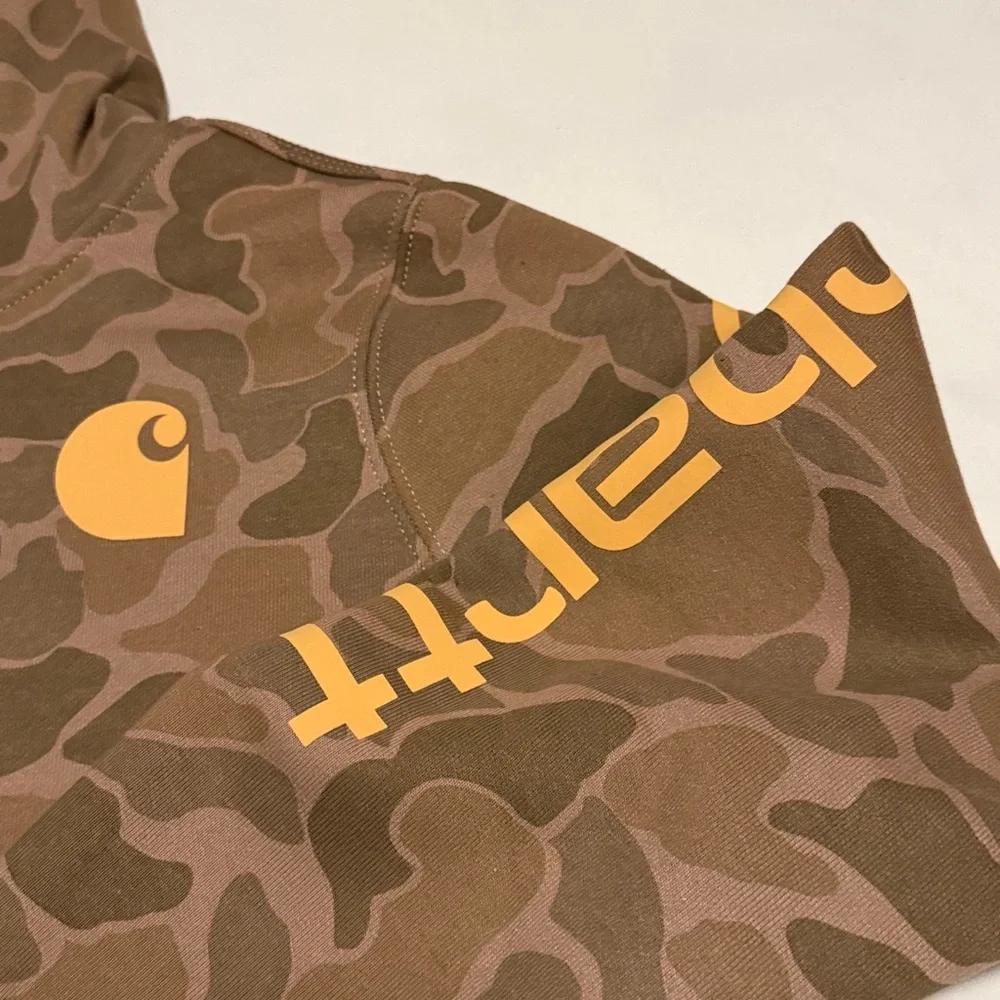 Carhartt Women's Camo Hoodie - Brown - Picture 3 of 8